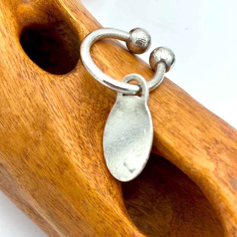 Vintage 2001 Sterling Silver “Return To Tiffany & Co.” Screwball Key Ring - Picture 2 of 10